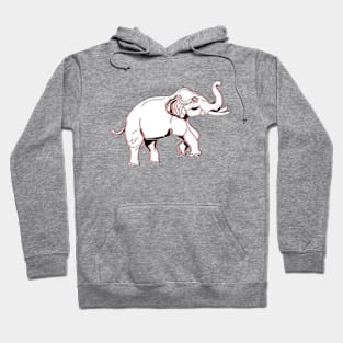 Elephant Safari African Tusks Big Trunk Mammal Herd Hoodie